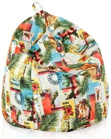 INTERMEDIC Sedací vak Bag Sako Cuba – 300 L, polyester, motív Kuba Veľkosť: XXL
