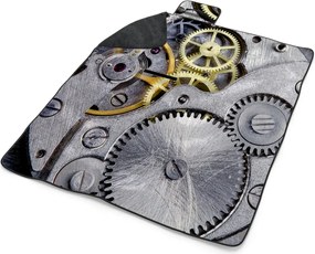 Sablio Plážová deka Hodinový strojček: 200x140 cm