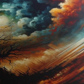 Obraz dramatická obloha a strom života