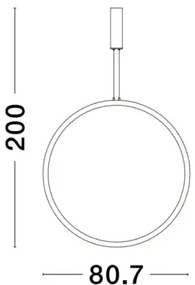 LED luster Change 90 zlaté