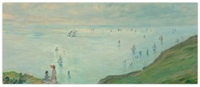 Obraz - Henri Fantin-Latour, Cliffs at Pourville, reprodukcia (120x50 cm)