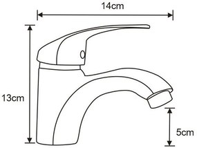 Mexen Fabia DF05 sprchová sada, čierna, 746504DF05-70