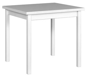 Stôl Eliot 80 x 80 IX, Morenie: biela - L