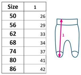 Dojčenské polodupačky New Baby Classic II svetlo ružové, vel. 68 (4-6m)