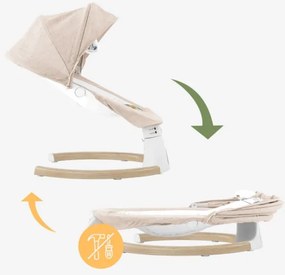 Detské hojdacie kreslo Astrid 35 béžové