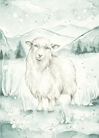 Plagát ovečka 50x70cm