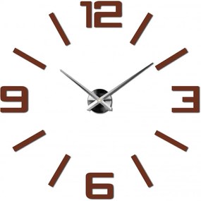 Stylesa Veľké 3D nástenné hodiny farebné KELSEY X37 i červené