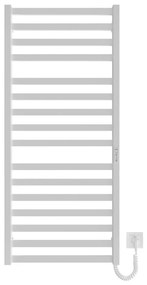 Kúpeľňový rebríkový radiátor HF OXFORD 255W/230V 117x53 cm biela pravá