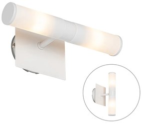 Moderná nástenná lampa do kúpeľne biela IP44 2-svetlá - Bath