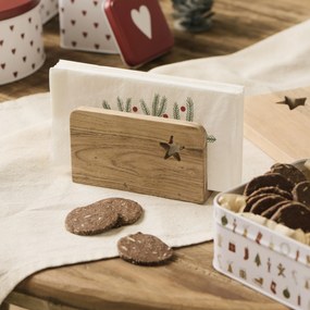 Ib Laursen Drevený stojan na obrúsky Star Acacia