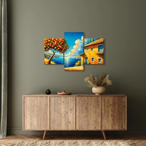 Obraz - Dom s pomarančmi II. (90x60 cm)