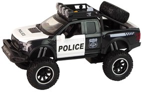 LEAN TOYS Policajné terénne vozidlo Raptor - čierne
