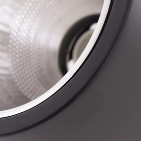 Bodové svietidlo JUPITER 1xE27/20W/230V pr. 16,5 cm čierna