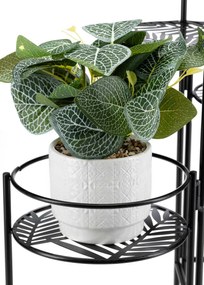 STOJAN NA KVETINÁČ TRIPLE 55X64X20 CM ČIERNA