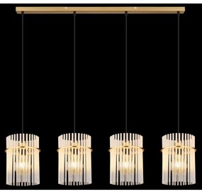 Globo 15698-4HM - Luster na lanku GORLEY 4xE27/60W/230V zlatá