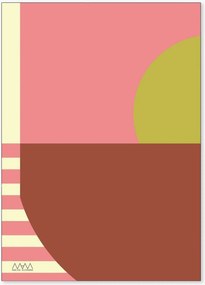 Plagát Colorblock 5 Pistachio