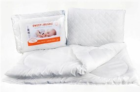 Súprava detskej prikrývky 100x135 cm a vankúša 40x60 cm do postieľky (Sweet Dreams)