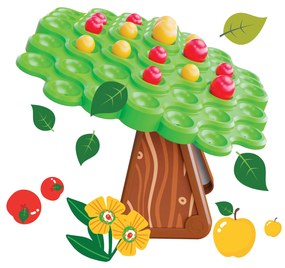 Stay Apple - balančná hra - Jabĺčkobranie
