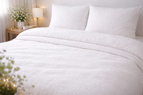 Mušelínové obliečky 140x200 + 70x90 – jemné, priedušné, 100 % bavlna, ideálne na leto aj zimu