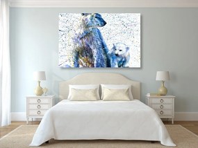 Obraz ľadové medvede Varianta: 120x80