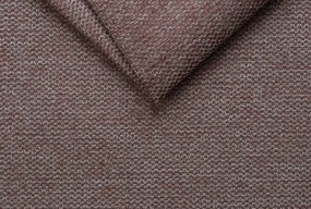 Rohová sedacia súprava Scala, hnedá látka, ľavý roh