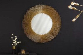Dizajnové nástenné zrkadlo Letisha 92 cm zlaté