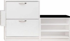 Skrinka na topánky Trend White