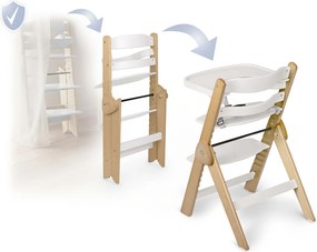 Drevená Detská jedálenská stolička Nukido Timo