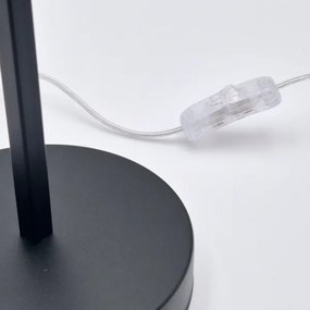 Stolná lampa ASTRID 1xE27/60W/230V matná čierna