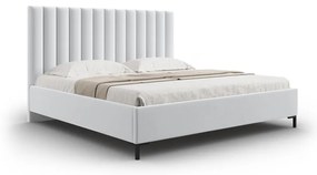 Svetlosivá čalúnená dvojlôžková posteľ s úložným priestorom s roštom 160x200 cm Casey – Mazzini Beds