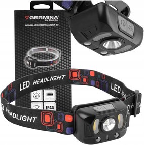 Germina LED čelovka dobíjacia 200lm IP44 USB C - VÝKONNÁ