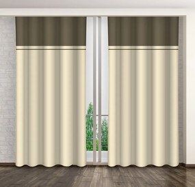 Elegantný krémový záves Dĺžka: 270 cm