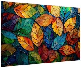 Obraz - Mozaika z listov (90x60 cm)