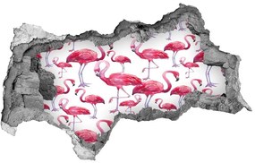 Diera 3D fototapeta na stenu nálepka Flamingos nd-b-116196746