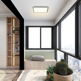 Brilagi - LED Stropné svietidlo SLIMFRAME LED/36W/230V 45x45 cm čierna