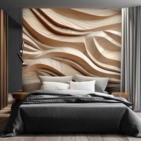 Gario Fototapeta Abstraktné drevené vlny Materiál: Vliesová, Rozmery: 450 x 315 cm