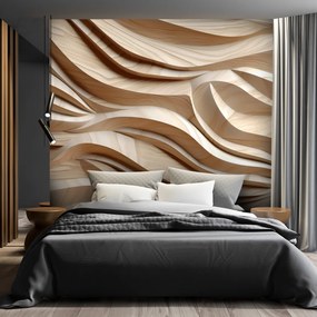 Gario Fototapeta Abstraktné drevené vlny Materiál: Vliesová, Rozmery: 200 x 140 cm