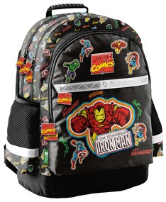 Paso Školský batoh trojkomorový Iron Man
