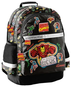 Paso Školský batoh trojkomorový Iron Man