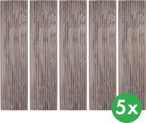 Drevený akustický panel, 2400 x 600 mm, B2BP005, balenie 5 ks, dub moreny