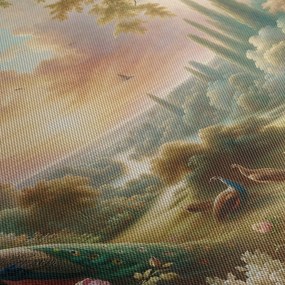 Obraz - Pávy v záhrade (150x105 cm)