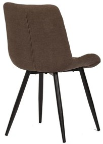 Autronic BONTEC Jedálenská stolička, hnedá, látka, CT-382 BR2 Farba: Šedá