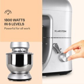 Klarstein Bella, kuchynský robot, 1800 W, 2,7 PS, 5,2 l
