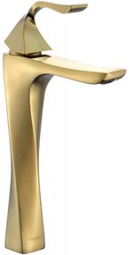 Mexen Estrella, vysoká umývadlová batéria, zlatá, 72310-50
