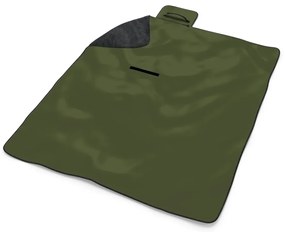 Sablio Plážová deka Vojenská zelená: 200x140 cm