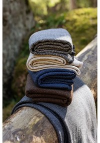 Merino deka Koli 135x170, béžovo-čierna