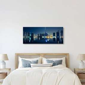 Obraz nočného mesta (120x50 cm)