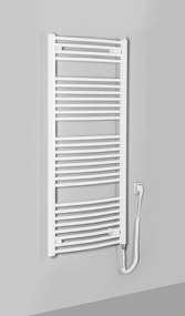 Aqualine Aqualine, DIRECT-E elektrické vykurovacie teleso, rovné, 600x1320 mm, 600 W, čierna, ILE36TB