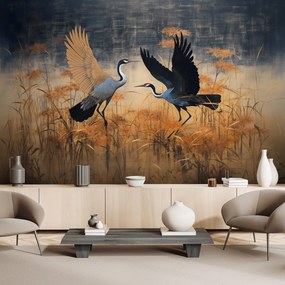 Gario Fototapeta Tŕstie a žeriavy Materiál: Vliesová, Rozmery: 400 x 280 cm