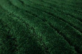 Kúpeľňový koberček Sara fľaškovo zelený, vlny